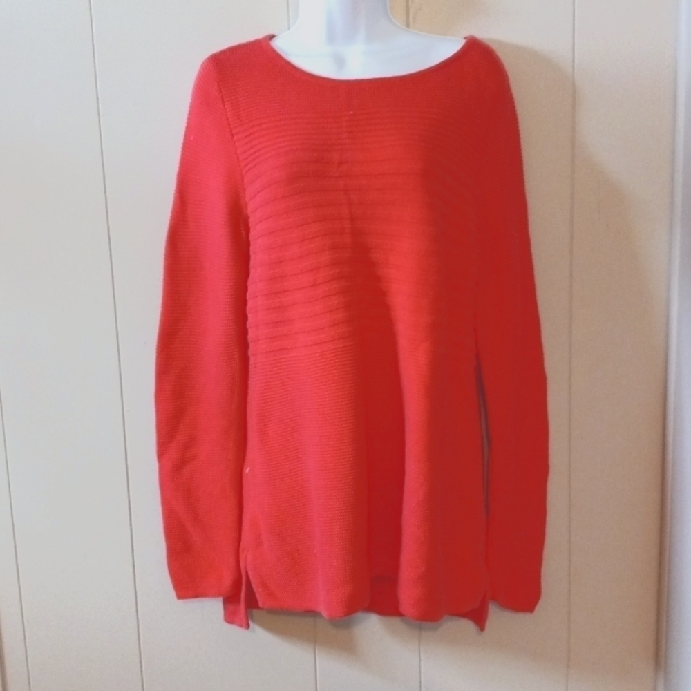 Women's Size Medium Talbots Cotton Long Sleeve Sweater.
